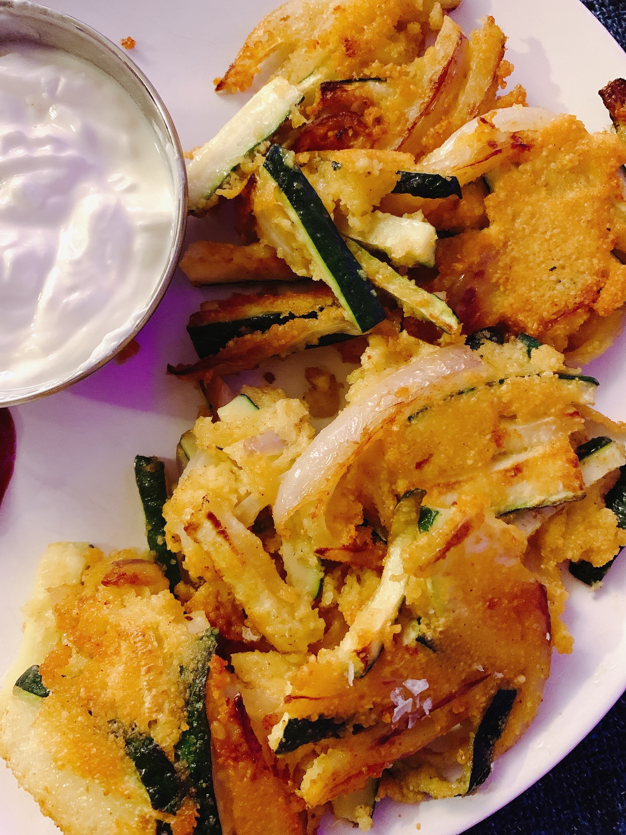 lentil zucchini fritters